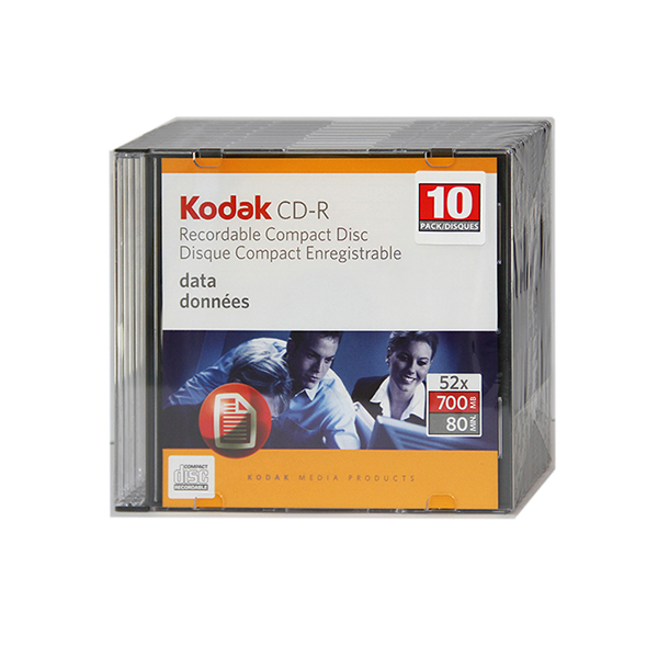 CD-R KODAK në Kuti Slim x 10