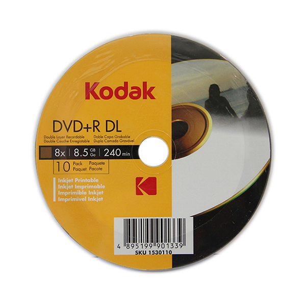 DVD+R DL KODAK 8.5GB Pako me 10 copë